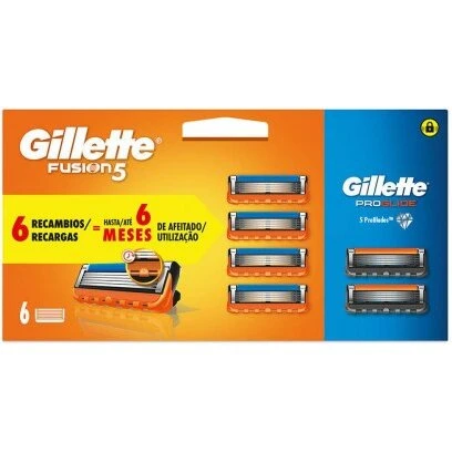Gillette Fusion5 Power barberblade, 6-pak