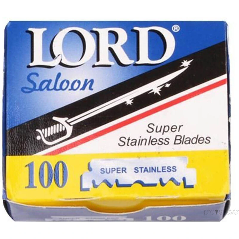 LORD Saloon 100 halverede barberblade