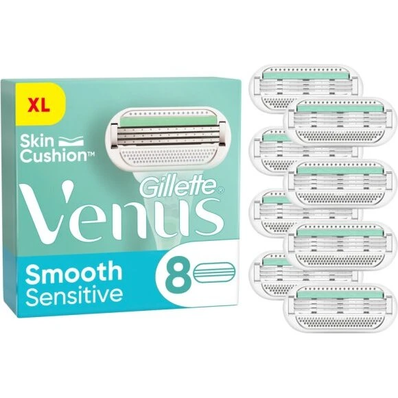 Gillette Venus Smooth Sensitive barberblade 8 stk