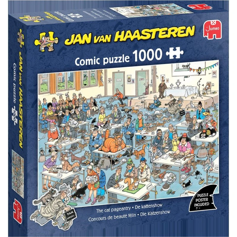 Jan van Haasteren The Cat Show – 1000 brikker