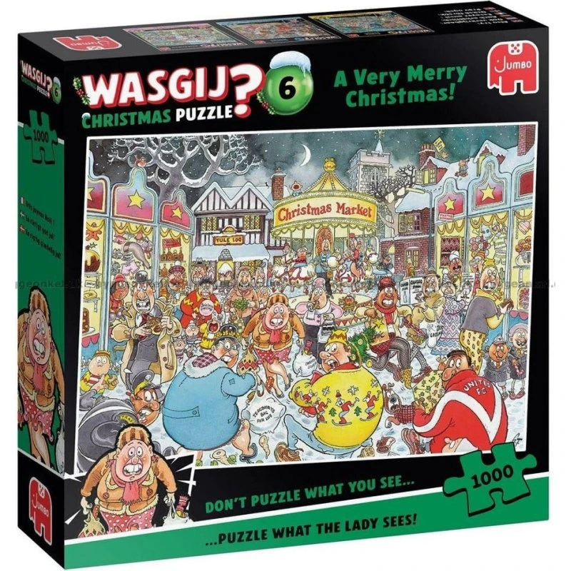 Wasgij Christmas 6 – 1000 Brikker, A Very Merry Christmas