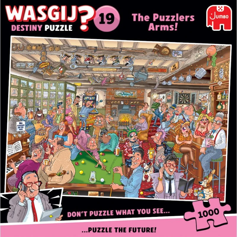 Wasgij Destiny 19 Puslespil – 1000 Brikker, The Puzzlers Arms