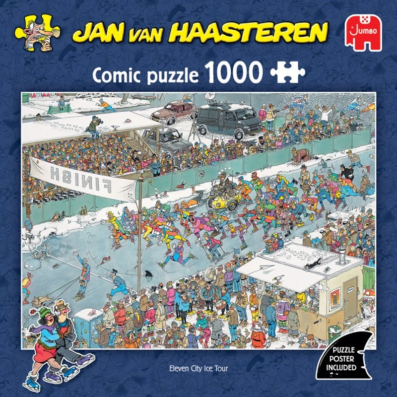 Jan van Haasteren Eleven City Ice Tour 1000 Brikker