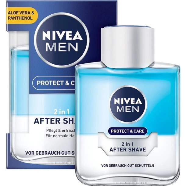 NIVEA Aftershave Protect & Care 2-i-1 100 ml