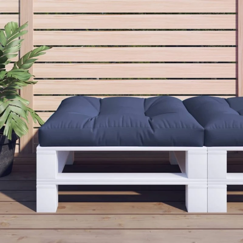 vidaxL pallehynde 70x70x12 cm marineblå