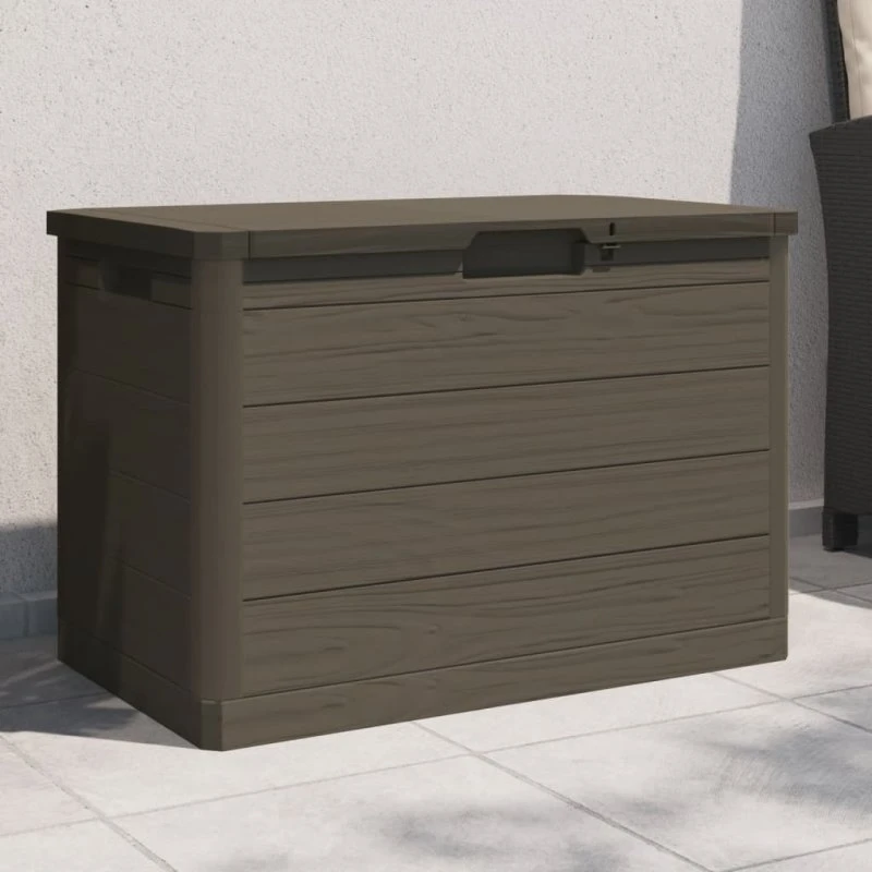 vidaXL Udendørs Hyndeboks 77,5x44,5x53 cm Brun