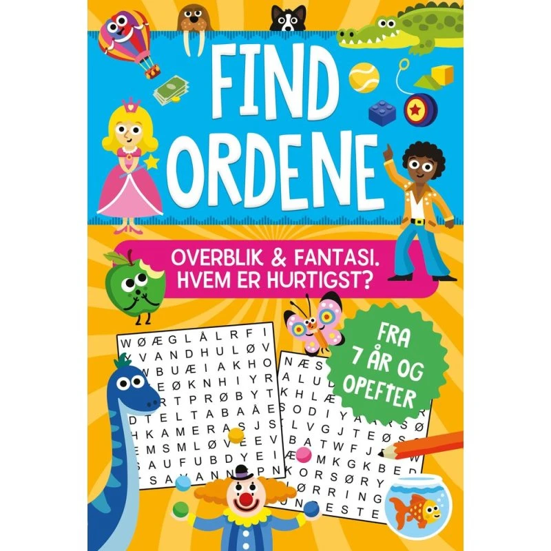 Find Ordet for Børn – 170 sjove opgaver for 7+