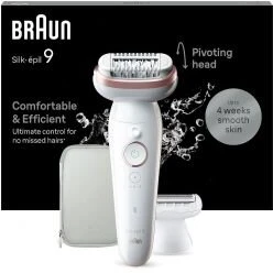 Braun Silk-épil 9 Flex 9030 epilator, hvid