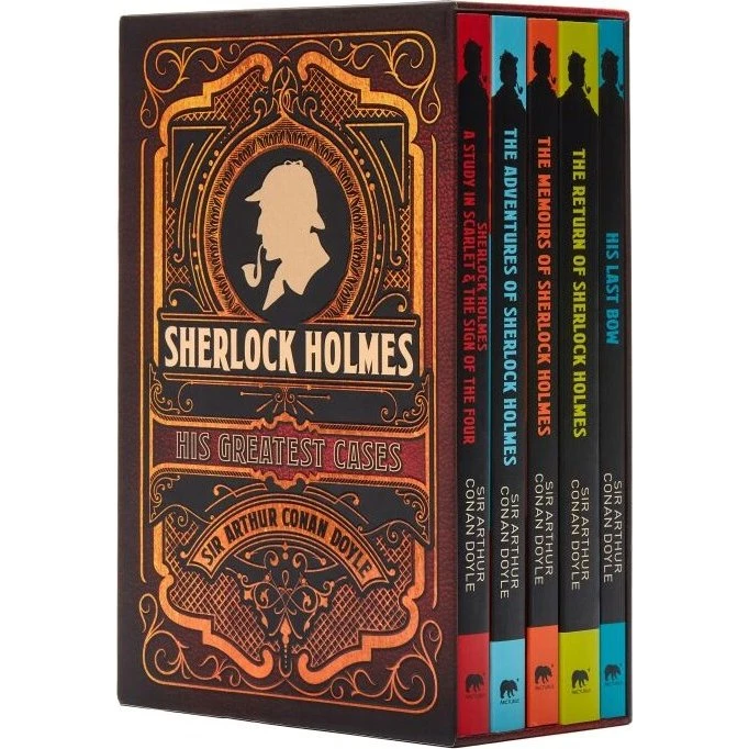 Sherlock Holmes: His Greatest Cases - 5-bogs papirbogssæt