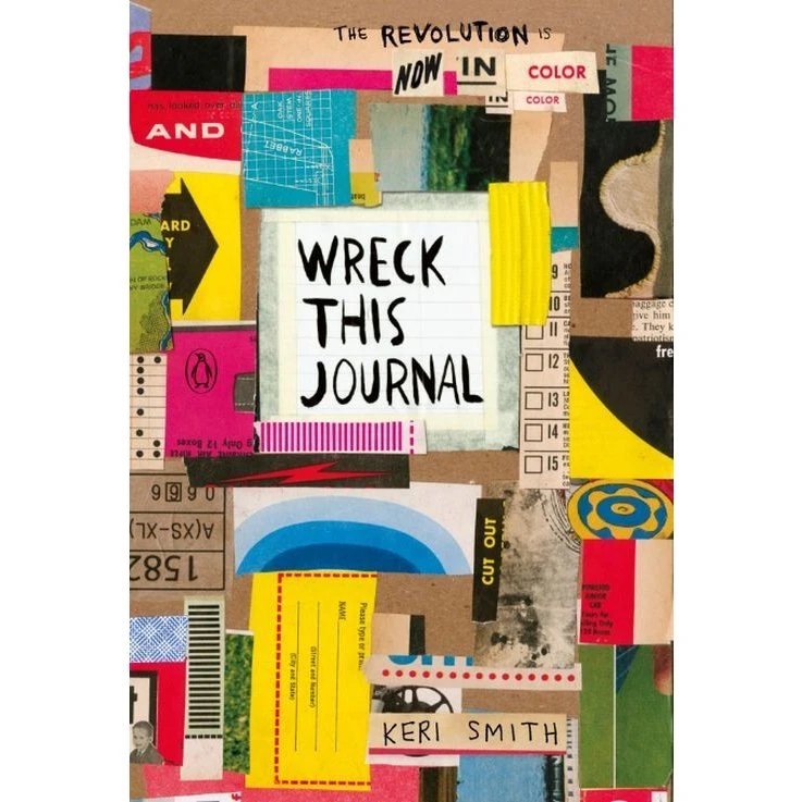 Keri Smith Wreck This Journal Now in Colour