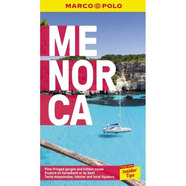 Menorca Marco Polo Pocket Travel Guide med Udfoldbar Kort