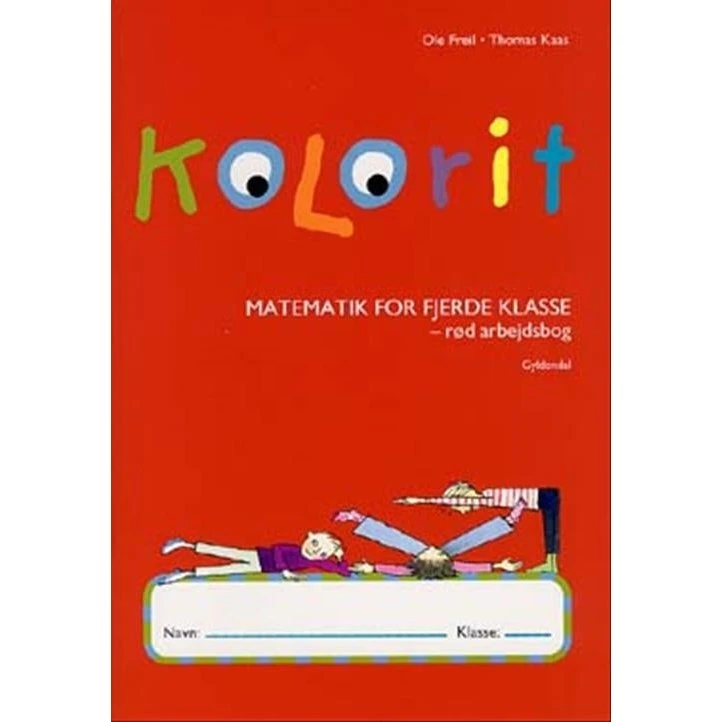 Kolorit 4. klasse, rød arbejdsbog
