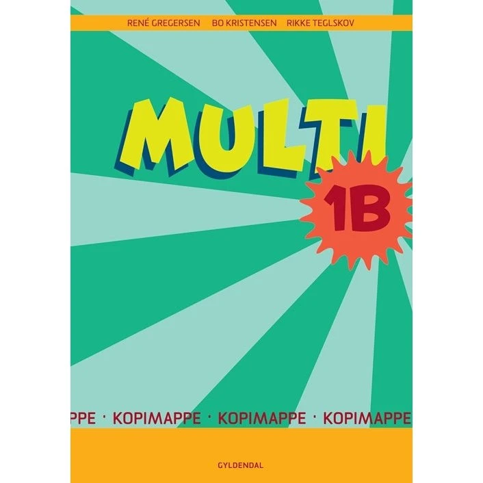 MULTI 1B Kopimappe - Sort/hvid