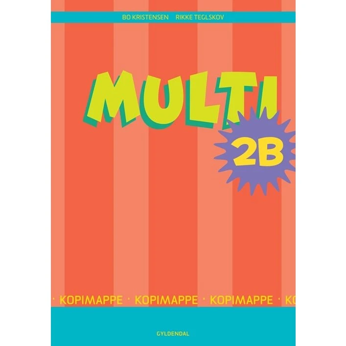 MULTI 2B Kopimappe - Sort/hvid, trykt version