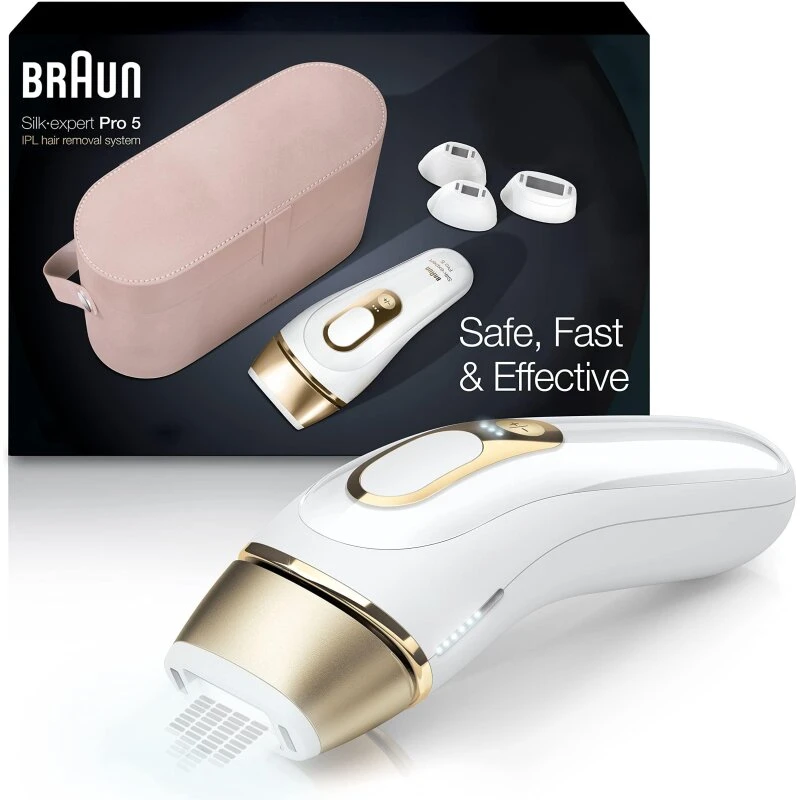 Braun Silk‑expert Pro 5 PL5347 IPL - Hvid/Guld