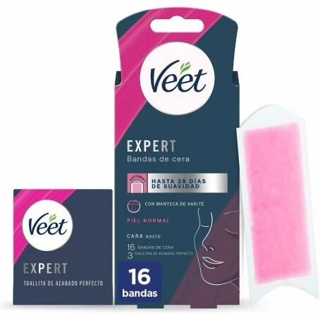 Veet Expert Voksstrips Ansigt 16 stk