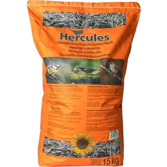 Hercules Stribede solsikkefrø 15 kg