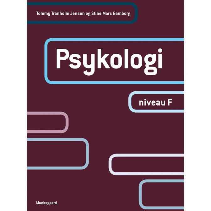 Stine Mars Gamborg: Psykologi, Niveau F