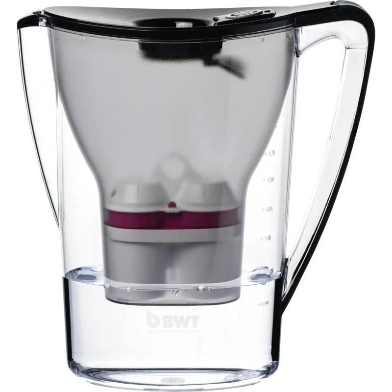 BWT Aqualizer Home Vandfilterkande 2,7 L, Sort/Transparent