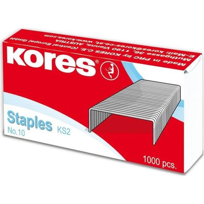 Kores Klammer no. 10, 1.000 stk