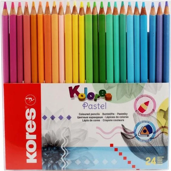 Kores Kolores Pastel Farveblyanter 24 Farver