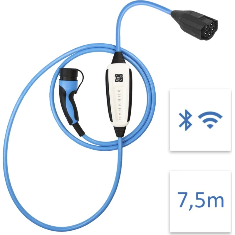 NRGkick Pure 32A WiFi Elbil-oplader 7,5m