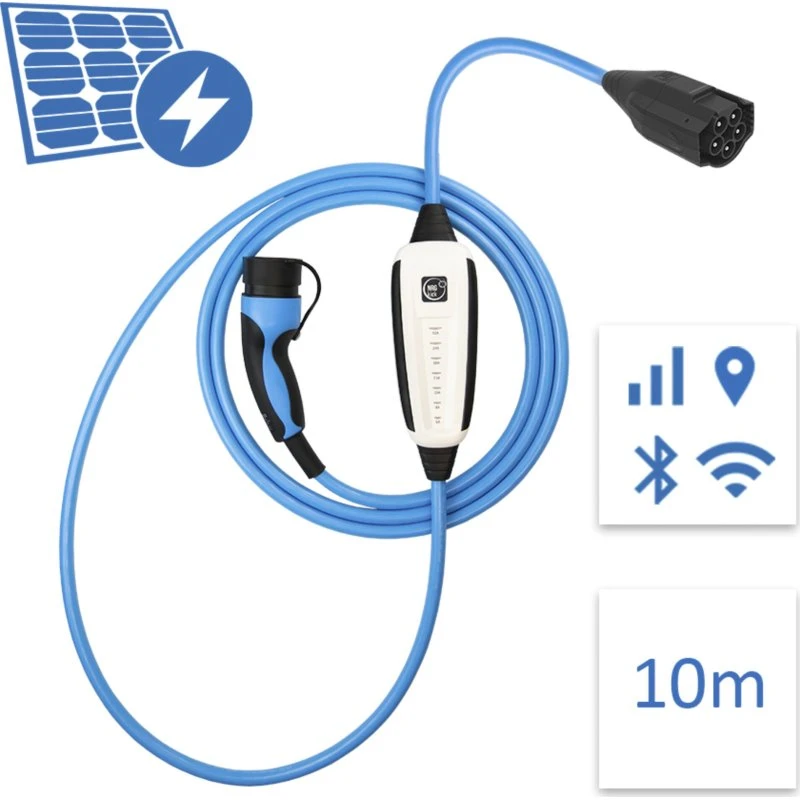NRGkick Pure 32A Elbil-oplader med WiFi, GSM/GPS/SIM, 10m