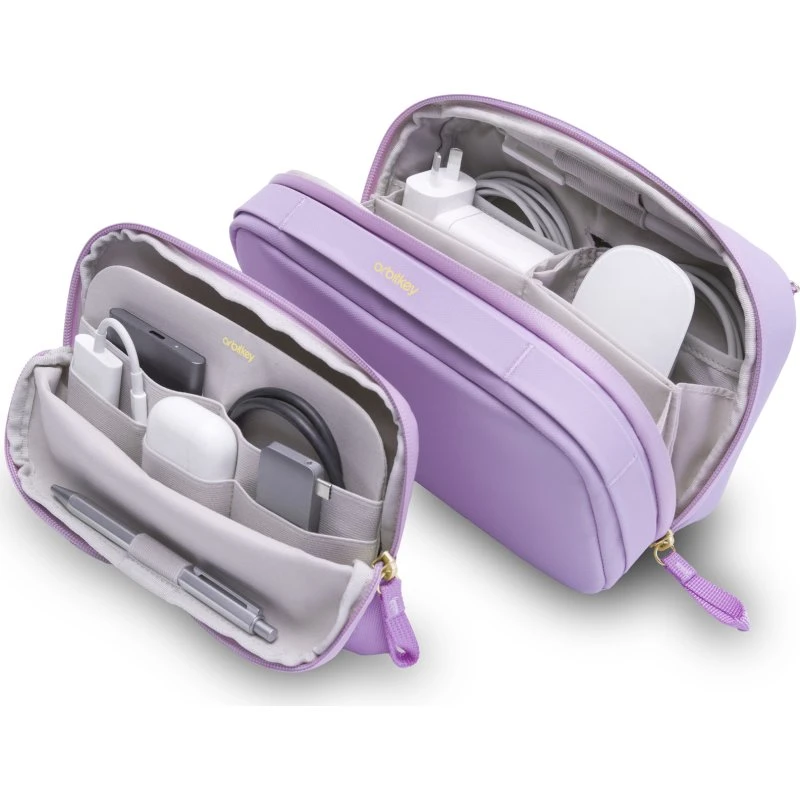 Orbitkey 2-in-1 Tech Pouch Lilac