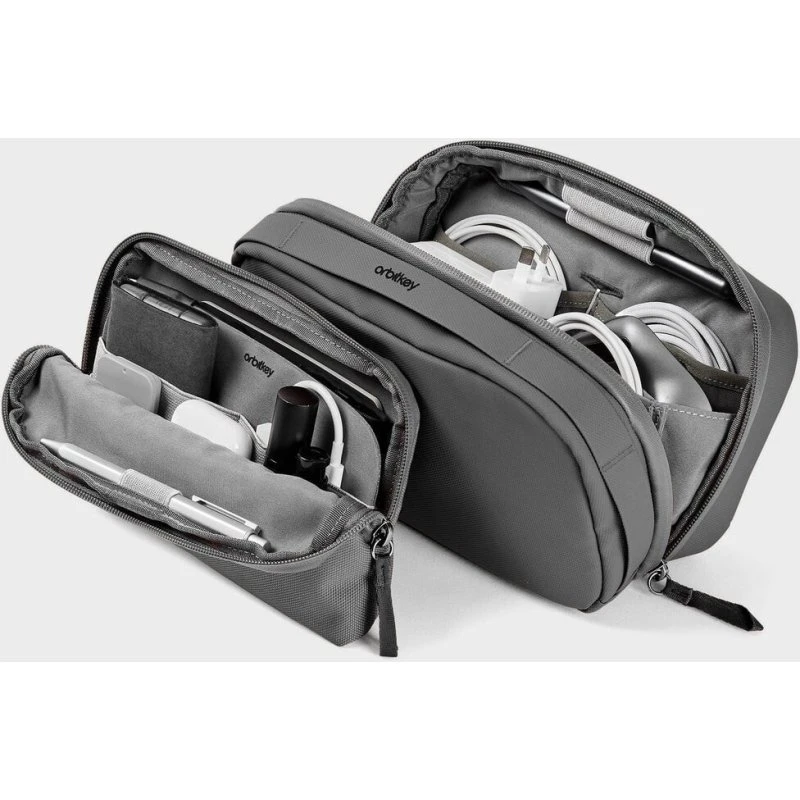 Orbitkey 2-in-1 Tech Pouch Graphite