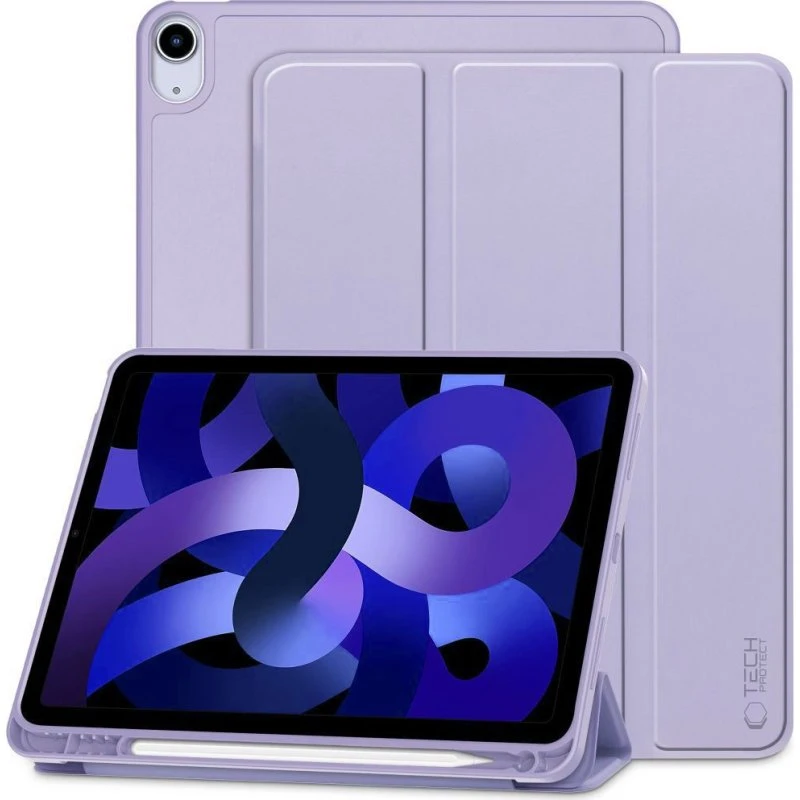 Tech-Protect SmartCase Pen for iPad Air 10.9" (2020/2022) & 11" (2024/2025/2026) - Lilla
