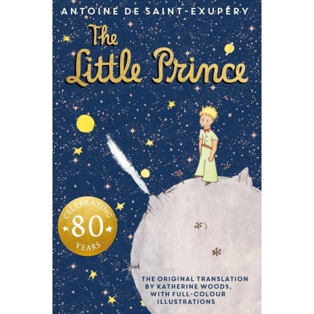 The Little Prince - Antoine de Saint-Exupéry - 80-års jubilæumshardback