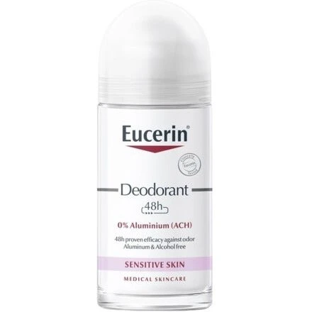 Eucerin Deo Roll-on Sensitiv 48h 0% aluminium 50 ml
