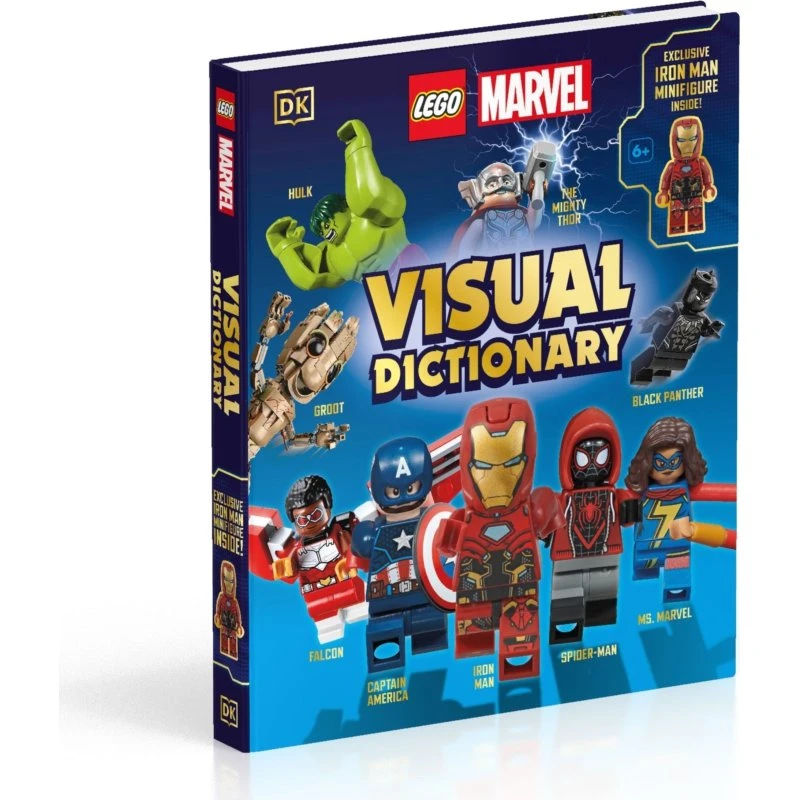LEGO Marvel Visual Dictionary – 160 sider med eksklusiv Iron Man-minifigur