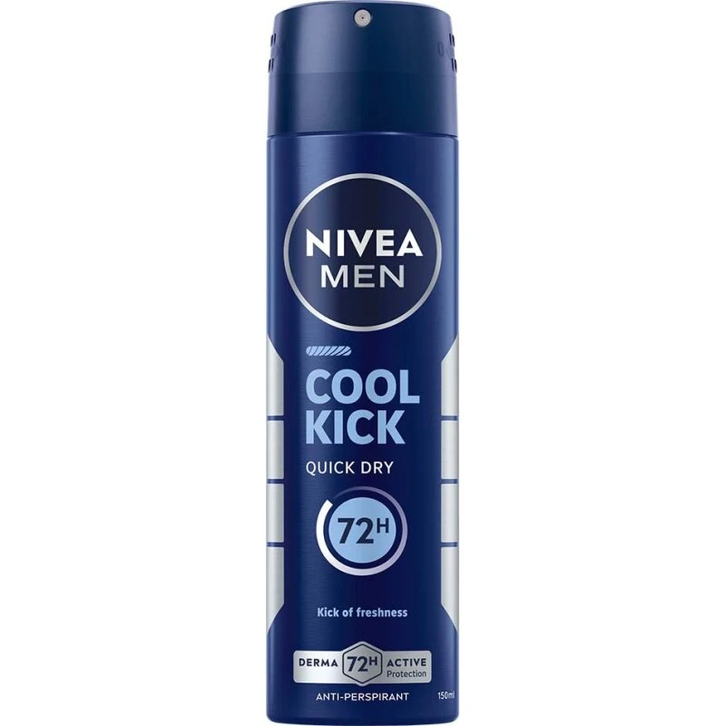 NIVEA Men Cool Kick Antiperspirant Spray 150 ml