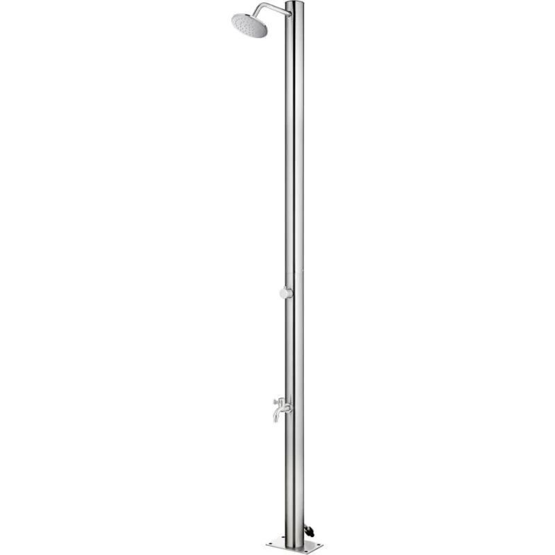 vidaXL Havebruser 215 cm rustfrit stål