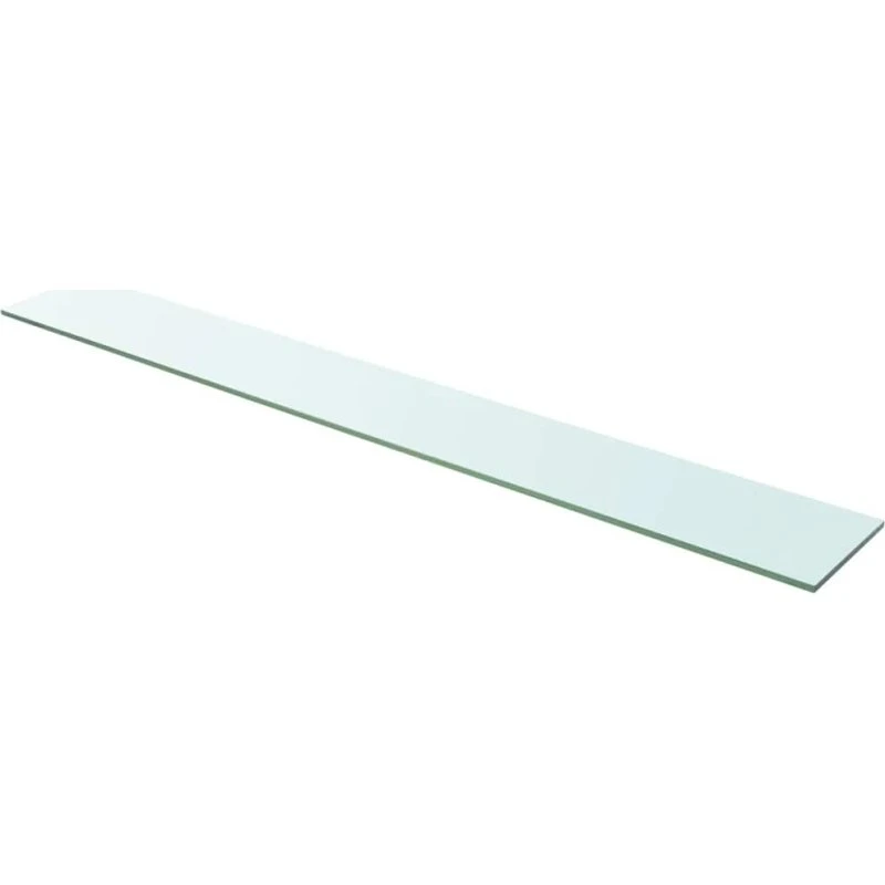 vidaXL hylde glaspanel gennemsigtig 110x15 cm