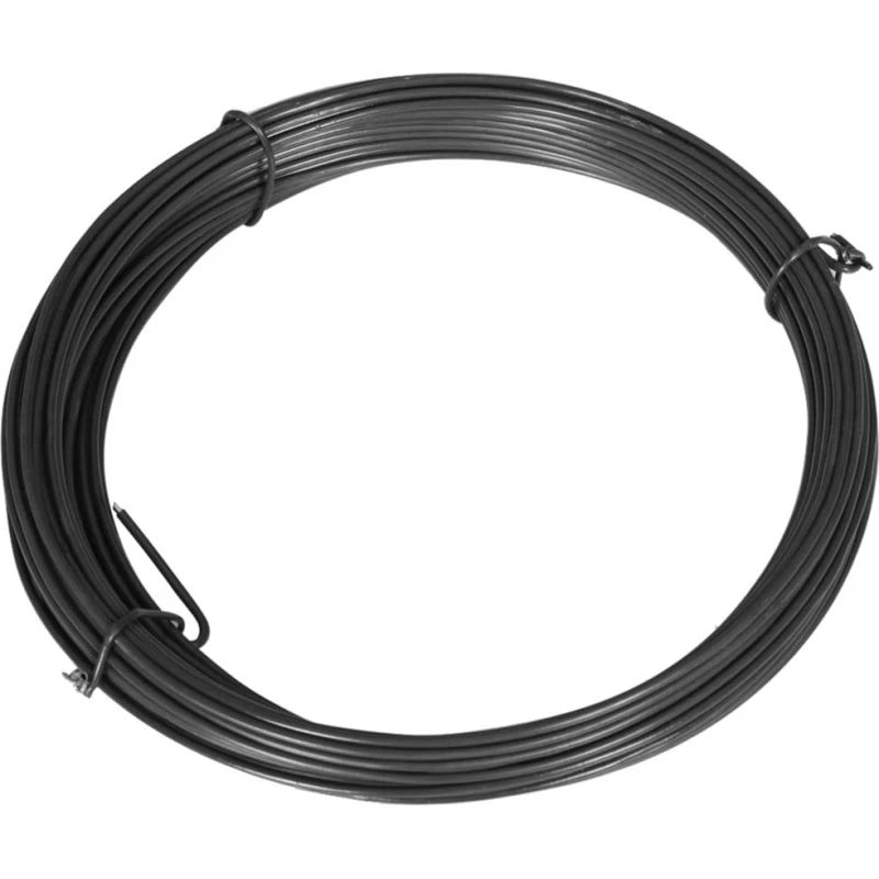 vidaXL hegnsbindetråd 25 m grå 1,4/2 mm PVC-belagt stål