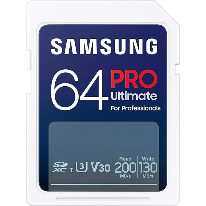 Samsung PRO Ultimate SD 64GB 200MB/s UHS-III