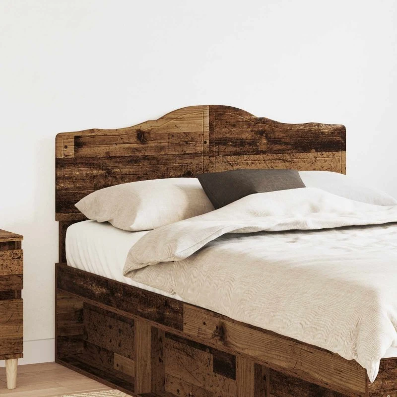 vidaXL Hovedgærde Konstrueret Træ Gammelt Træ 138 cm