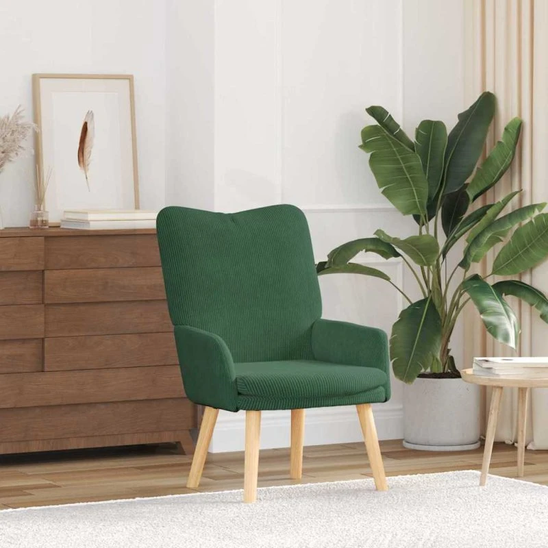 vidaXL Lænestol Jungle Grøn 63 x 67 x 94 cm Stof