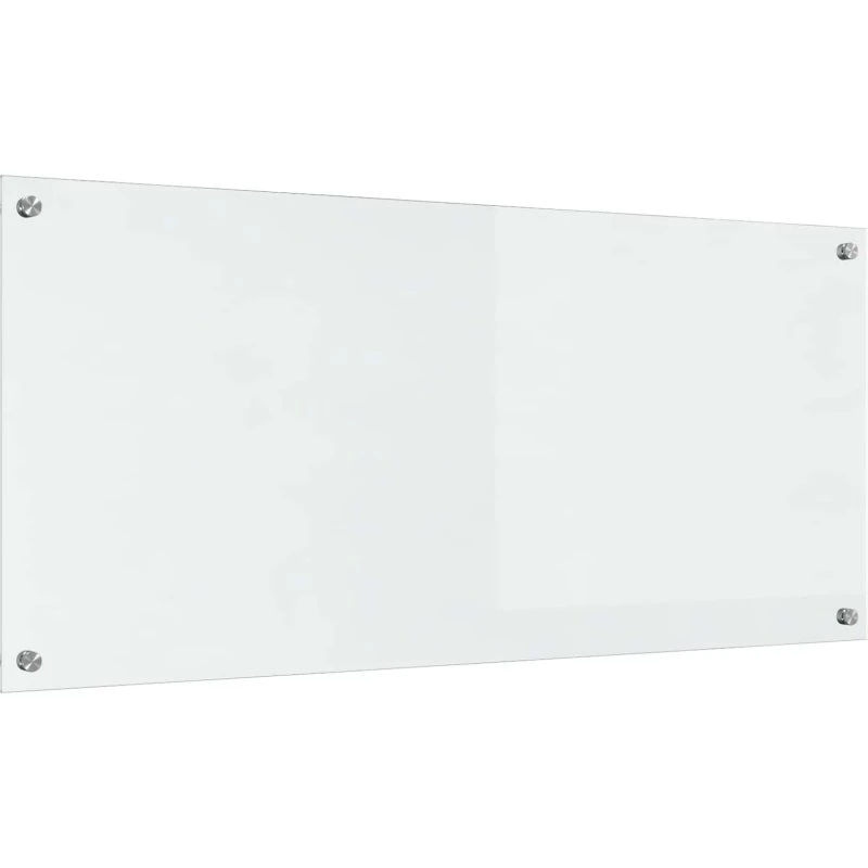 vidaXL Køkkenbacksplash Transparent 110 x 50 cm hærdet glas