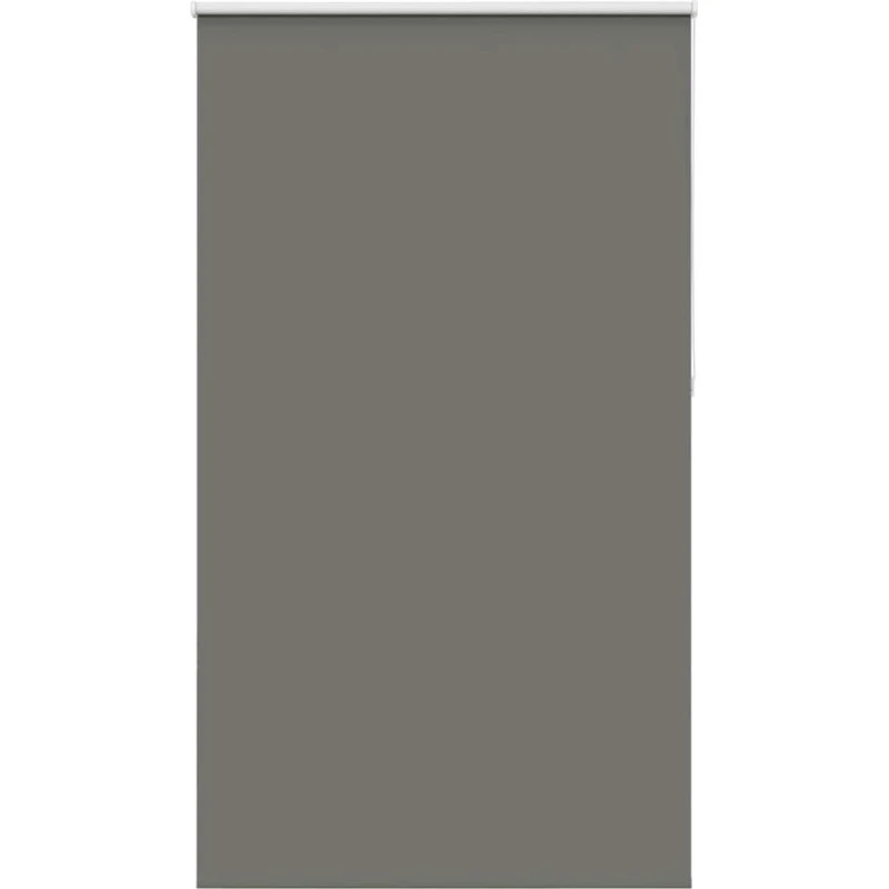 vidaXL Mørklægningsrullegardin 140x210 cm, grå, 100% polyester