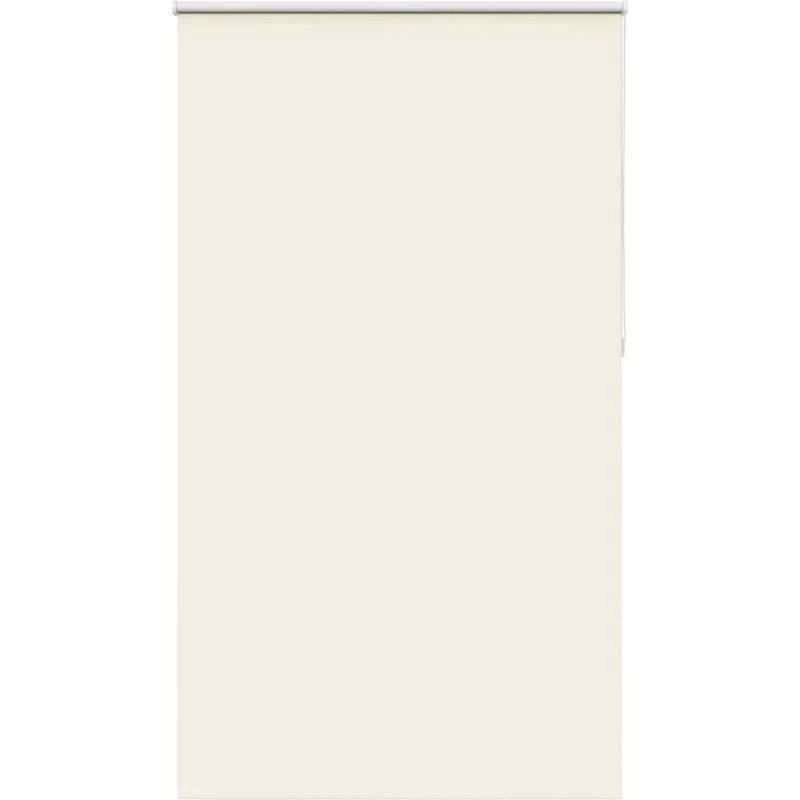vidaXL Mørklægningsrullegardin 135x210 cm, råhvid, polyester