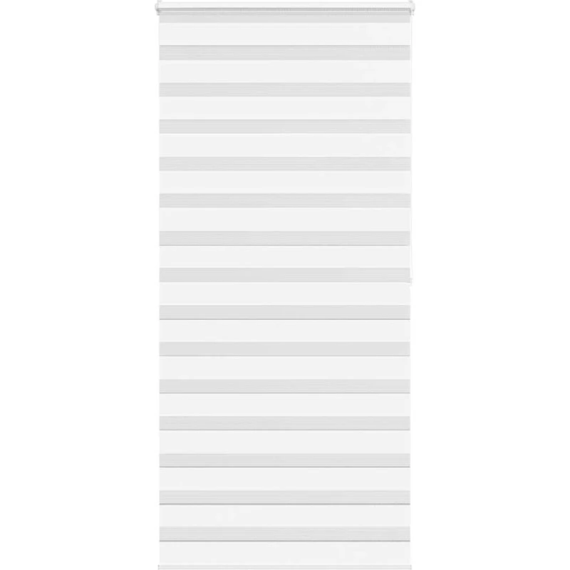 vidaXL Zebragardin Hvid 100x200 cm, 95,9 cm bred, polyester