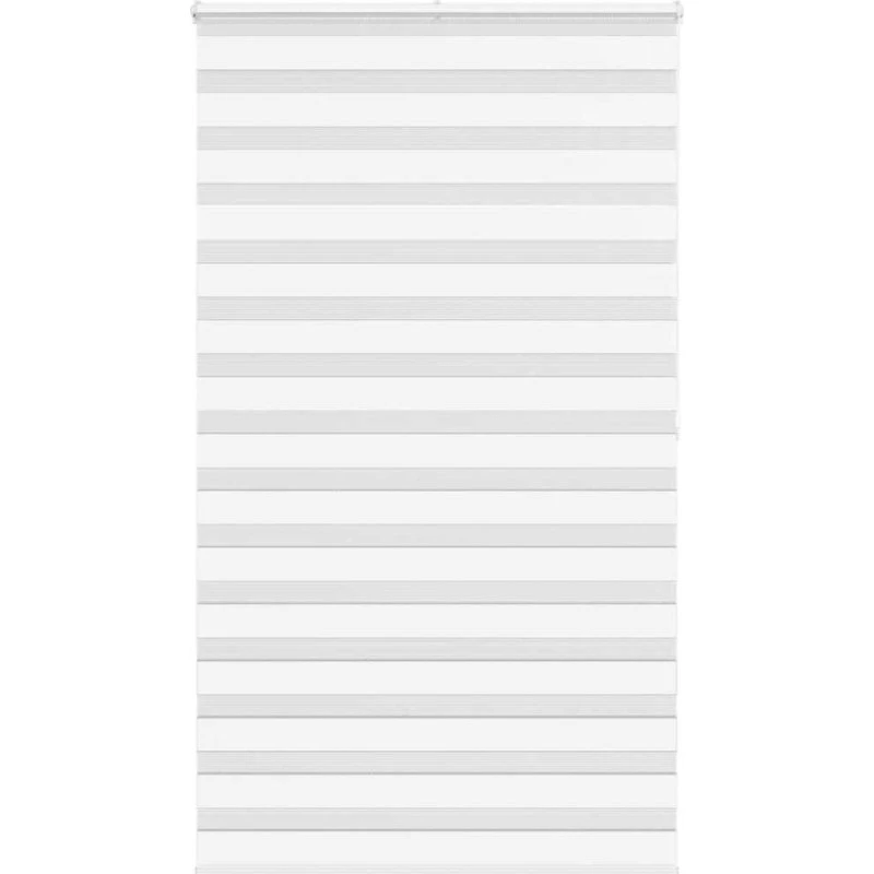 vidaXL Zebragardin Hvid 120x200 cm, 115,9 cm bred, polyester