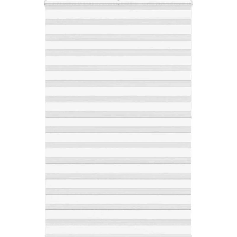 vidaXL Zebragardin Hvid 145x200 cm, 140,9 cm Stofbredde, Polyester