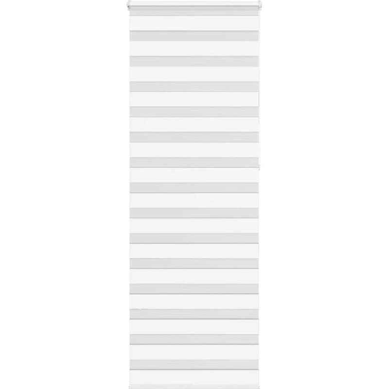 vidaXL Zebragardin Hvid 70x230 cm, 65,9 cm stofbredde, polyester