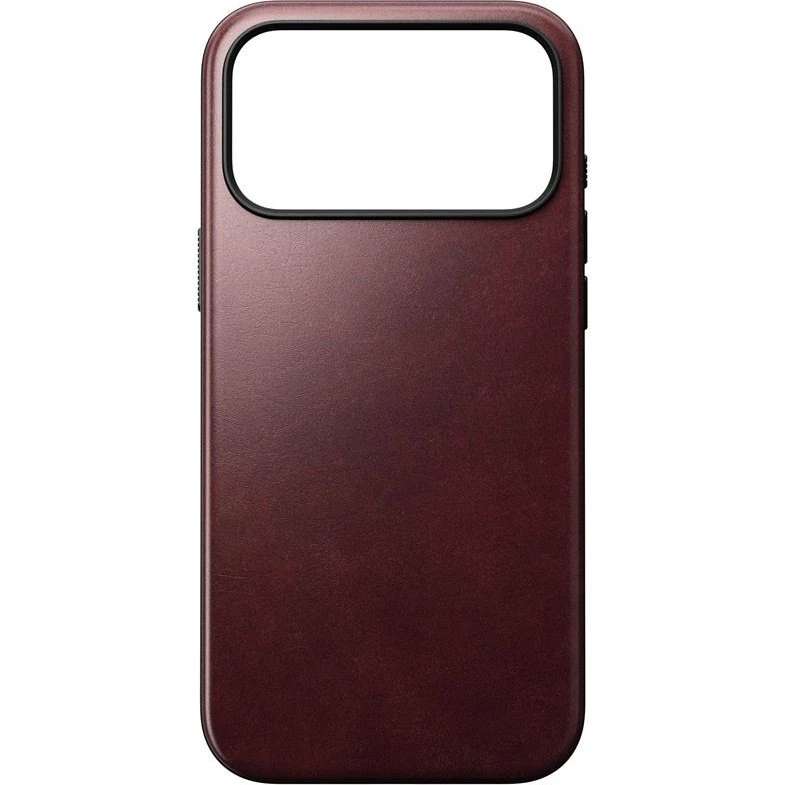 Nomad Modern Leather Case iPhone 17 Pro Max, Burgundy