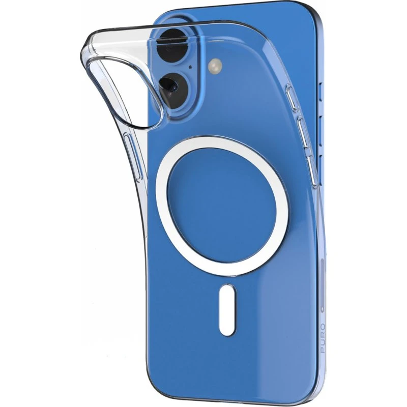 Puro 0,3 Mag TPU-Back Cover - iPhone 16 Plus, Transparent