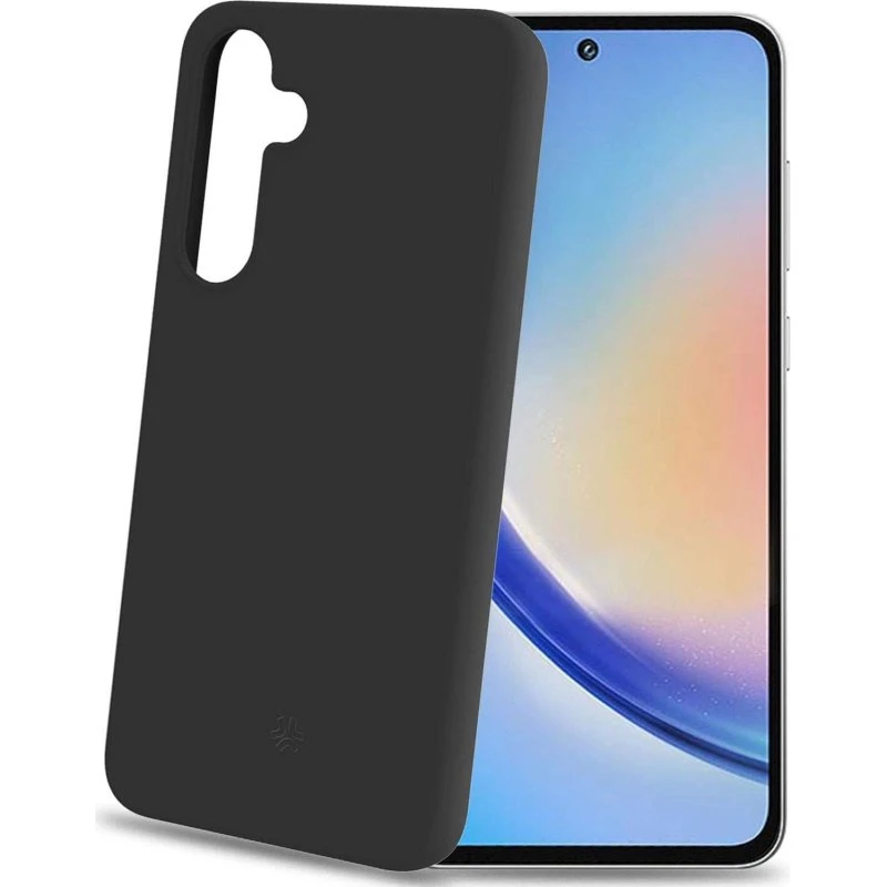 Cromo Soft Gummi Case Galaxy A55 5G, Sort